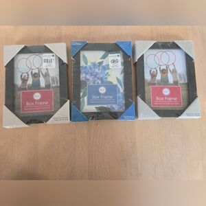 Three 5" X 7" Box Frames